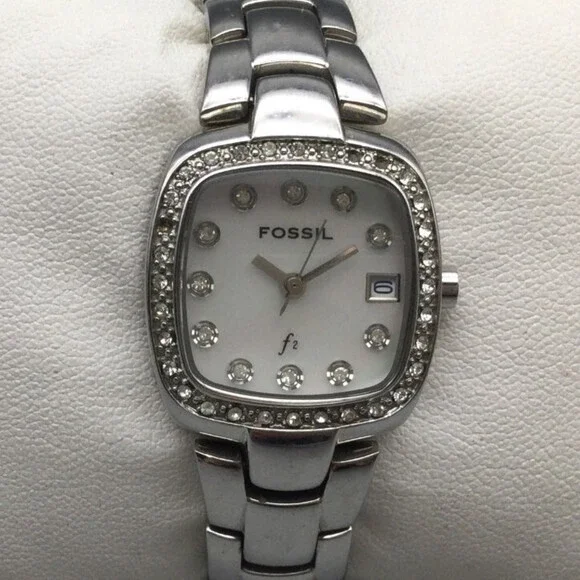 Fossil | Accessories | Fossil F2 Watch Women 22mm Silver  display picture 3
